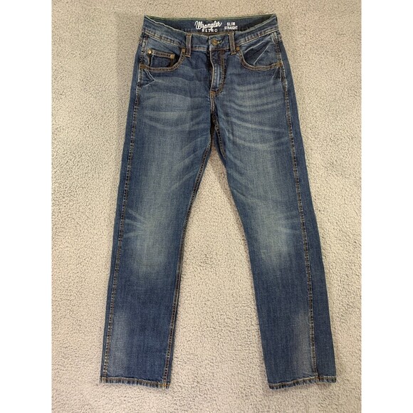 Wrangler Other - Wrangler Retro Slim Straight Size 30 x 32 Men's Denim Blue Jeans 5-Pocket Design